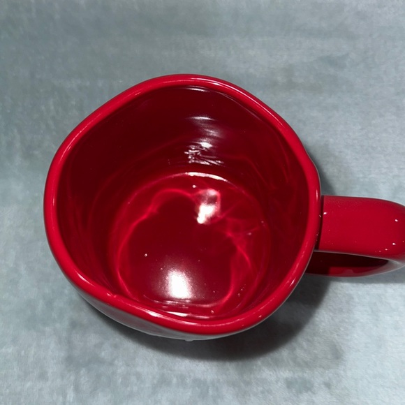 Rae Dunn Red Ceramic Mug with love you on mug - Picture 7 of 8